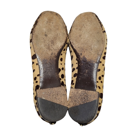 Tory Burch Priscilla Cheetah Print Calf Hair Ballet Flats - Picture 9 of 10